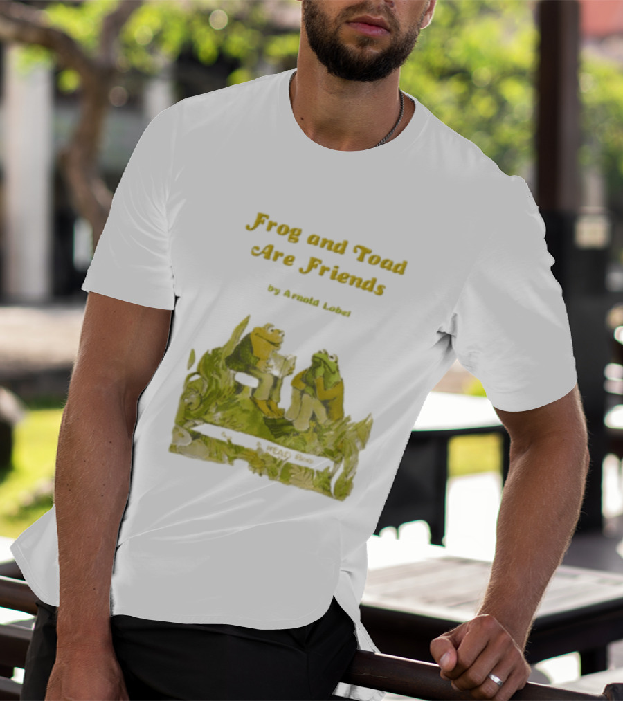 Frog And Toad Are Friends By Arnold Lobel Book Cover T-Shirt