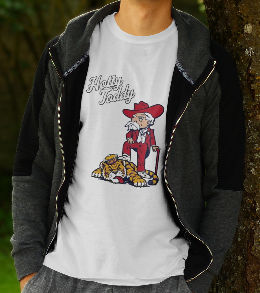 Hotty Toddy Ole Miss Mascot Triumph Over LSU Tiger 2026 T-Shirt