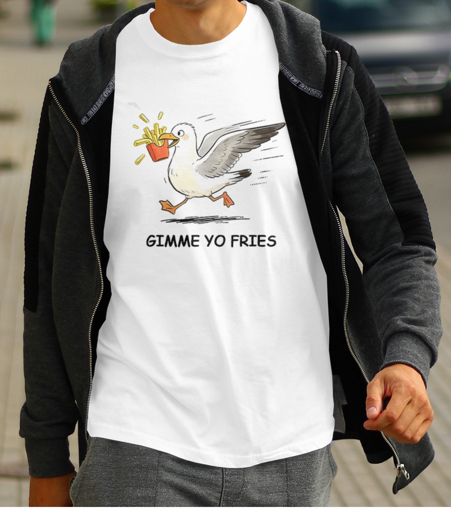 Seagull Gimme Yo Fries Speedy Snack Chase T-Shirt