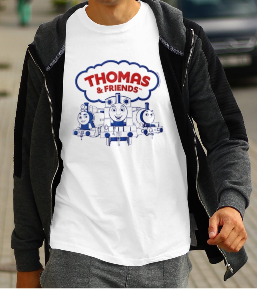 Thomas & Friends Blue Line Train Characters T-Shirt