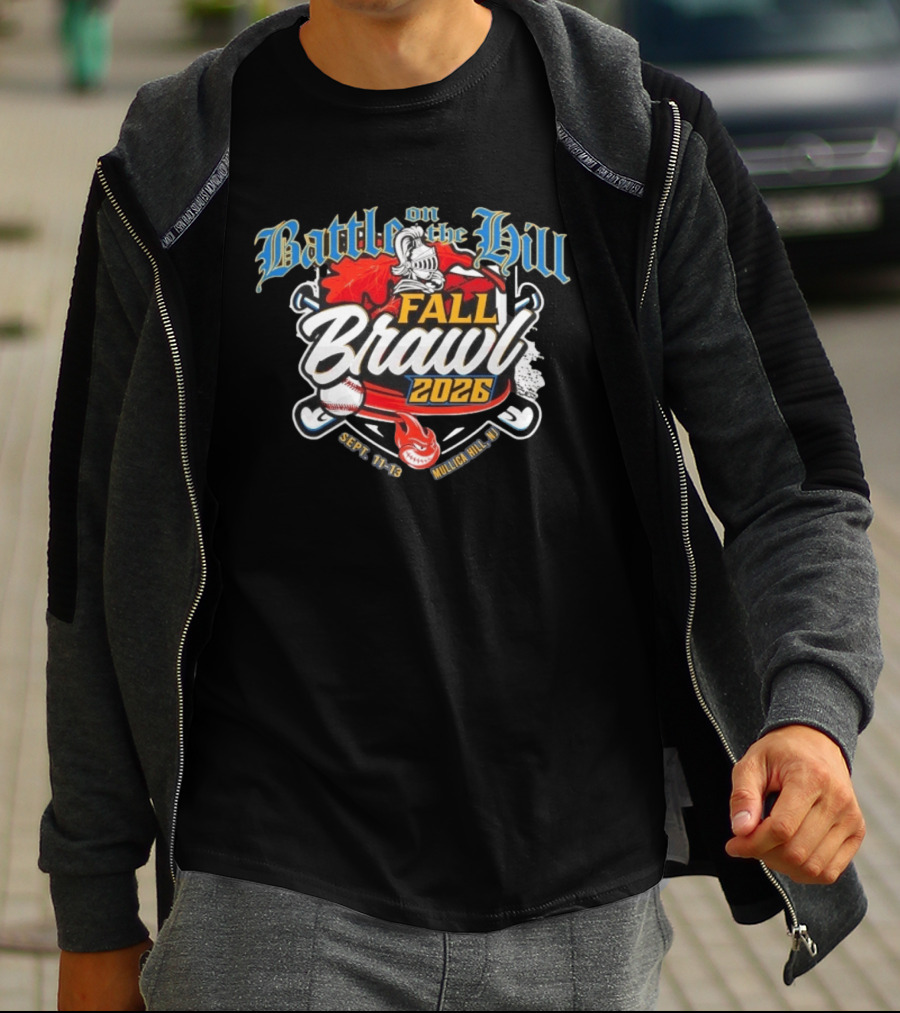 Battle On The Hill Fall Brawl 2026 Tournament Mullica Hill Sept 11 13 T-Shirt