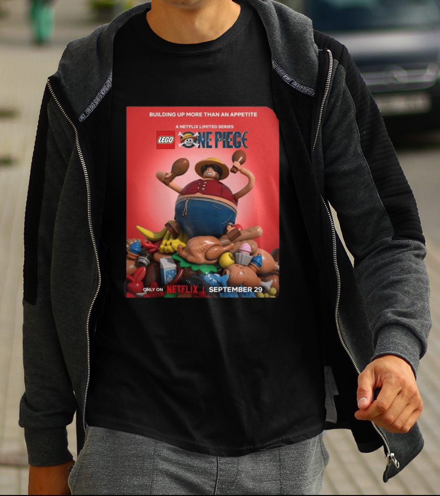 LEGO One Piece Building Up More Than An Appetite A Netflix Limited Series September 29 T-Shirt