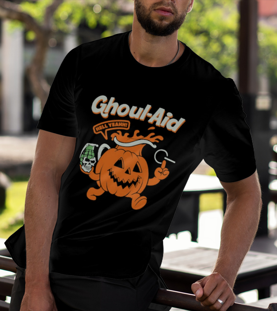 Ghoul Aid Oh Yeah Halloween Pumpkin T-Shirt