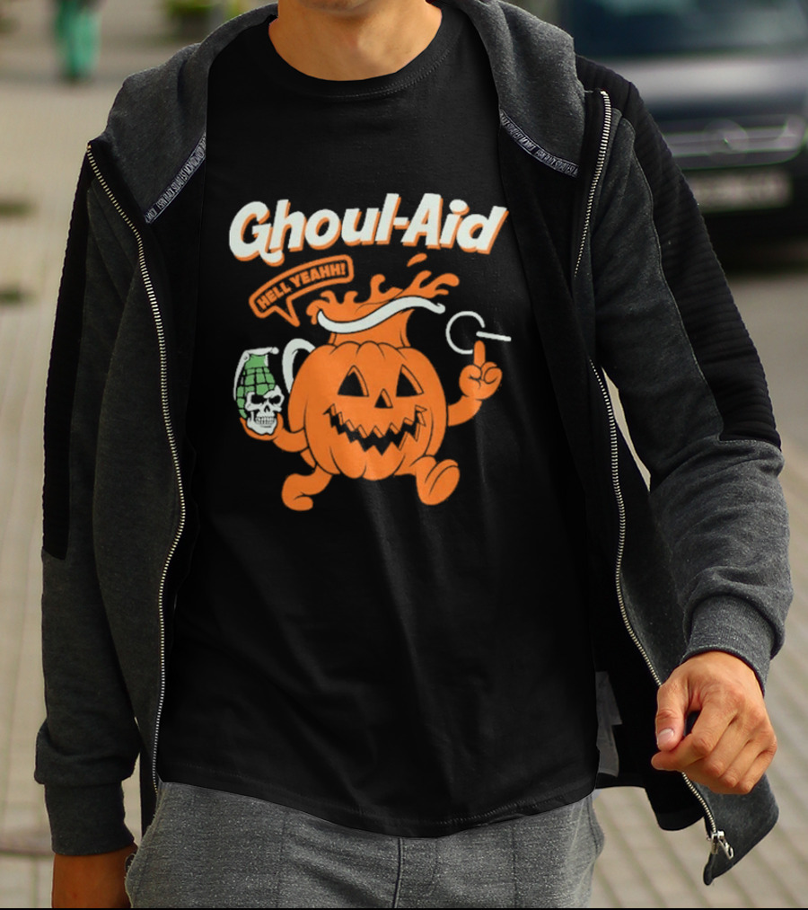 Ghoul Aid Oh Yeah Halloween Pumpkin T-Shirt