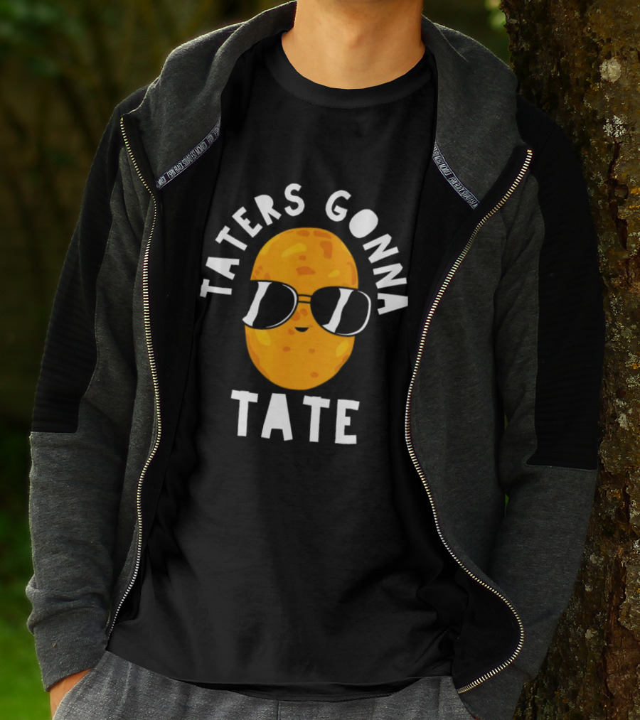 Taters Gonna Tate Funny Potato With Sunglasses T-Shirt