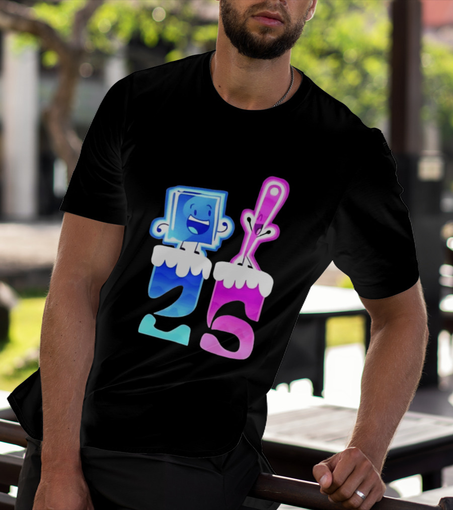 Ice Cube And Needle Battle For Dream Island 25 T-Shirt