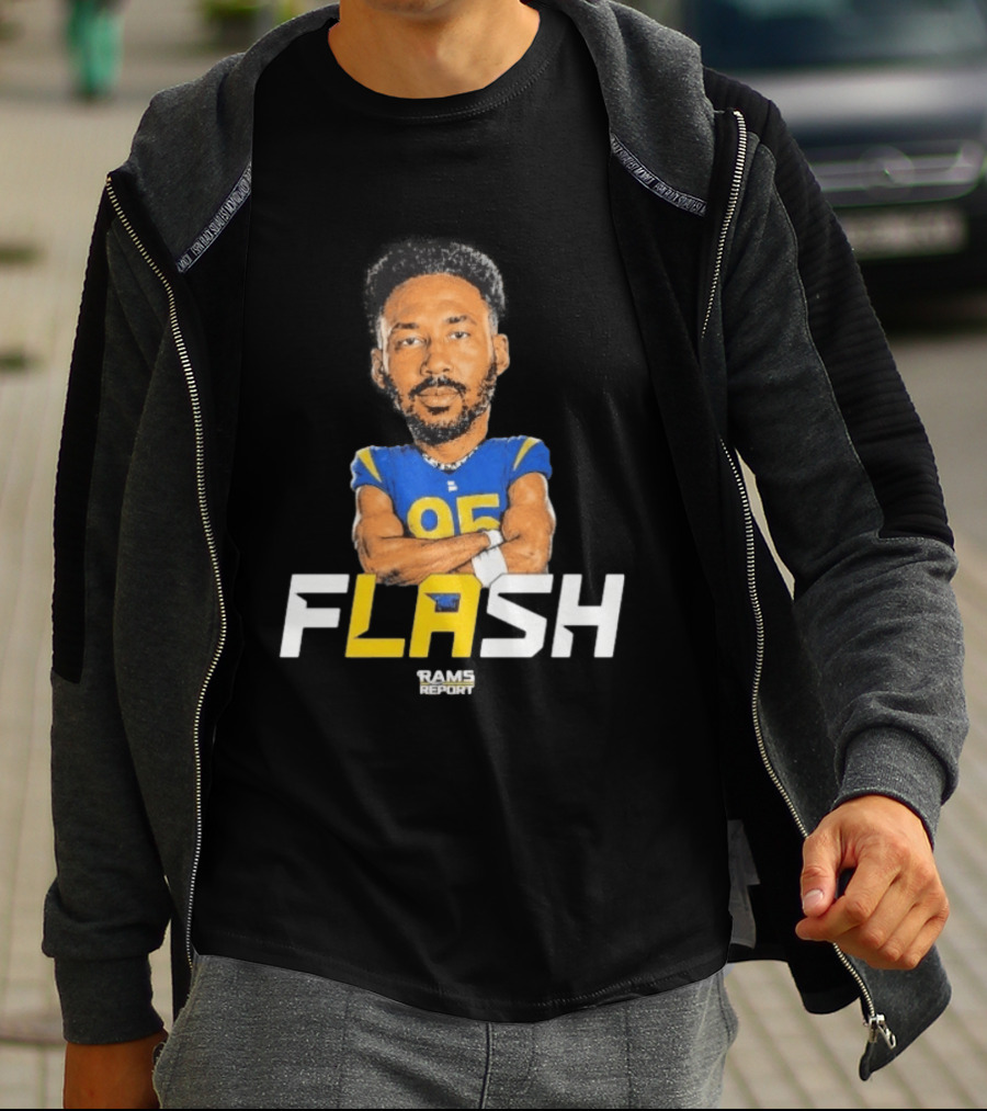 Flash Rams Report Jackson Durham LA Los Angeles Rams T-Shirt