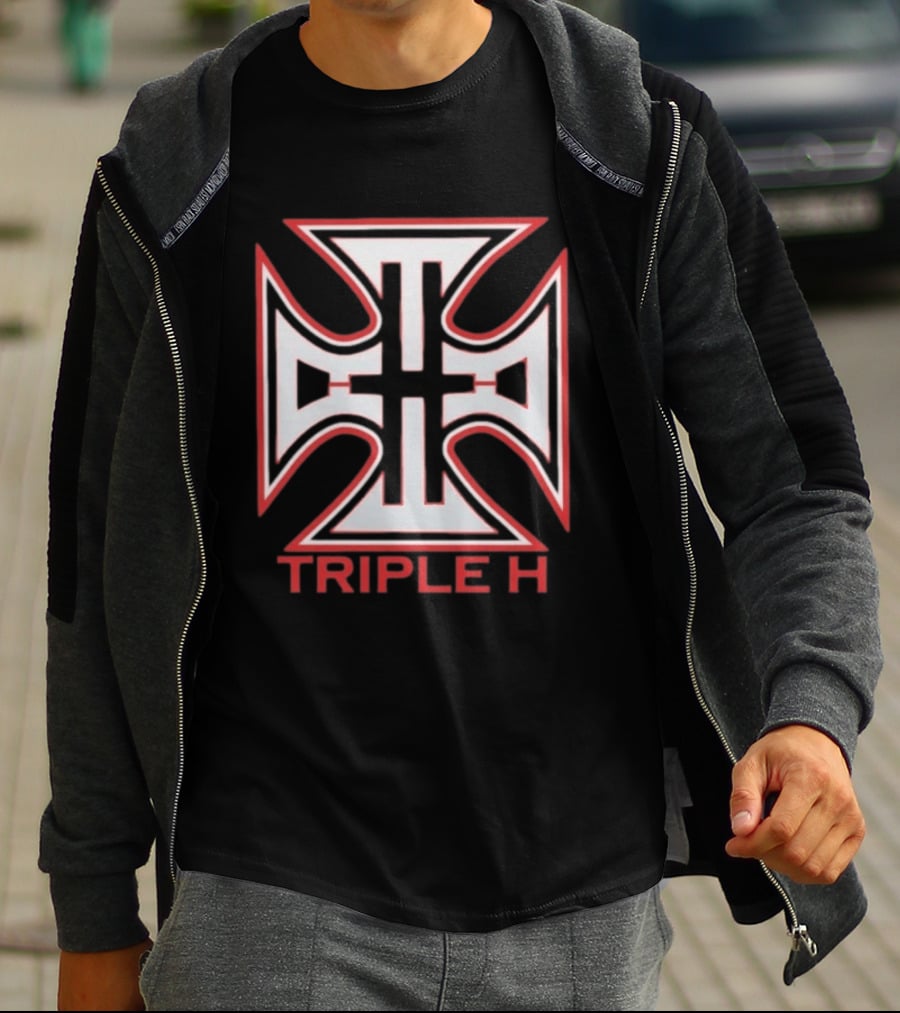 Triple H Iron Cross WWE Wrestling The Game T-Shirt