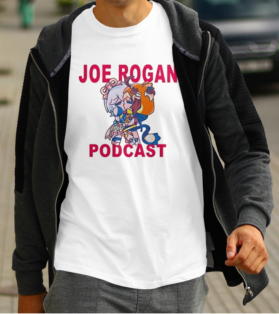 Joe Rogan Podcast Chibi Anime Manga T-Shirt