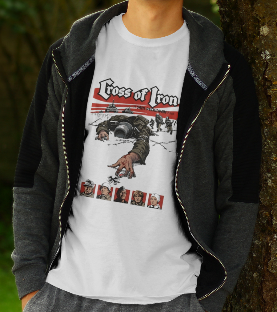 Cross Of Iron Sam Peckinpah Film War Movie Artillery Soldiers Portraits T-Shirt