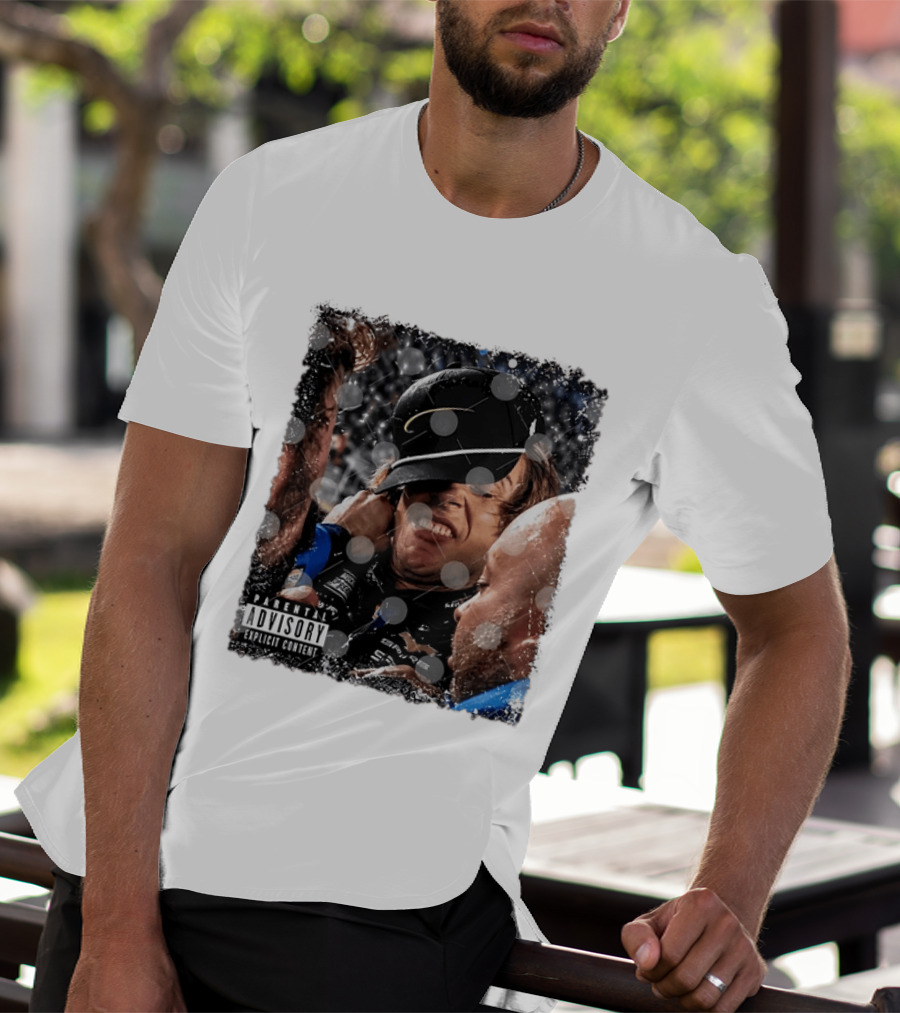 NASCAR Cup Series Racing Parental Advisory Explicit Content Victory Celebration T-Shirt
