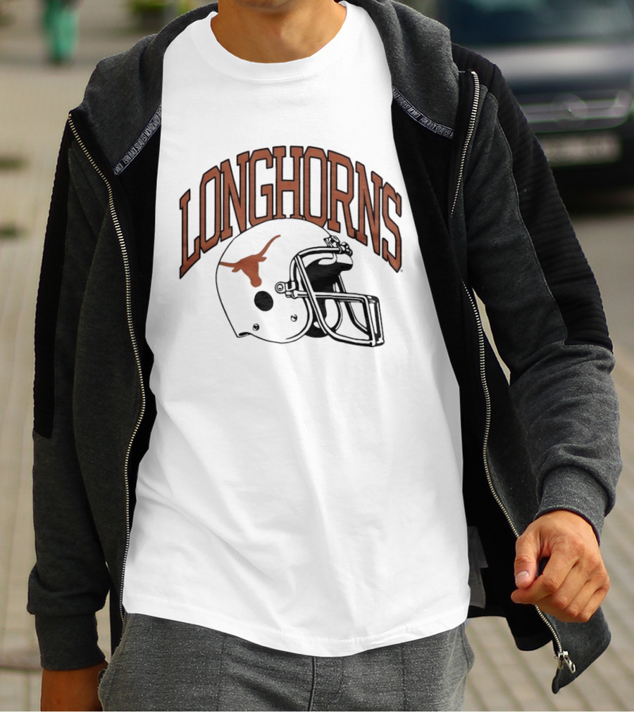 Texas Longhorns Football Helmet Longhorns T-Shirt