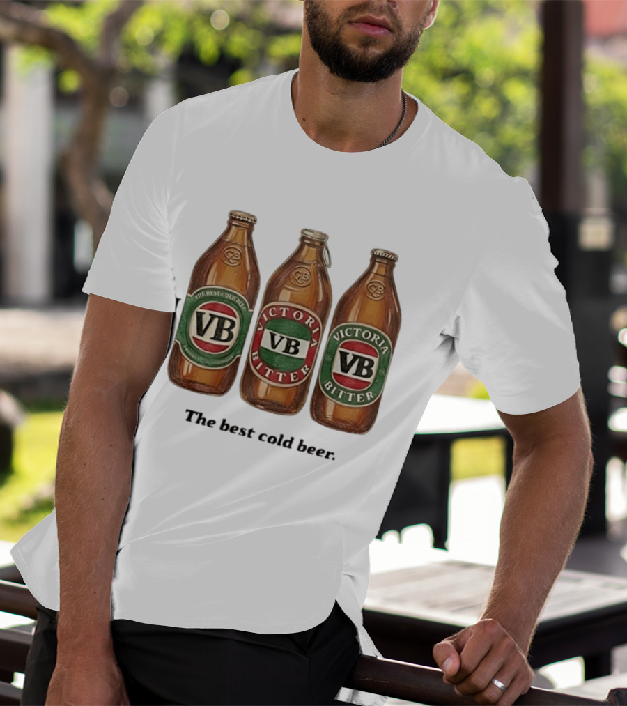 Victoria Bitter VB The Best Cold Beer Bottles T-Shirt