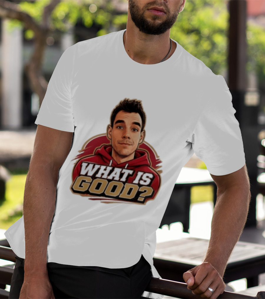 What Is Good The Gold Standard Podcast Network Cartoon T-Shirt