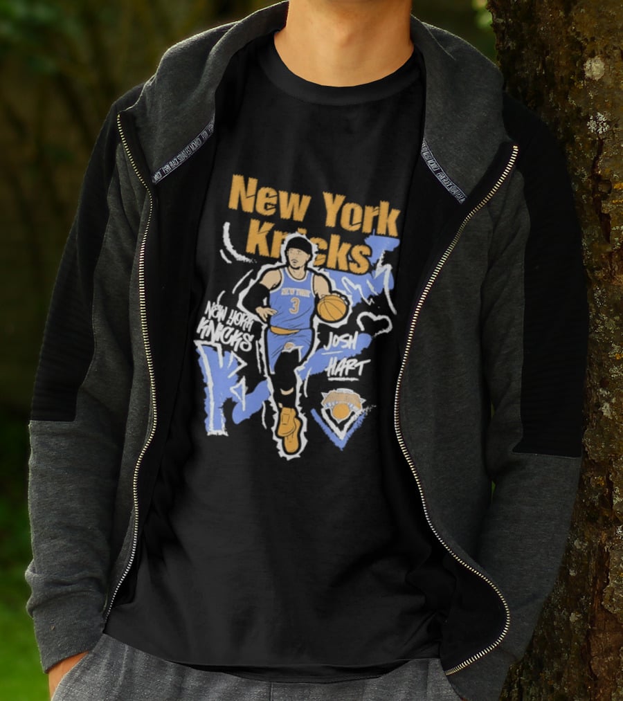 New York Knicks Josh Hart 3 NBA Basketball Player T-Shirt