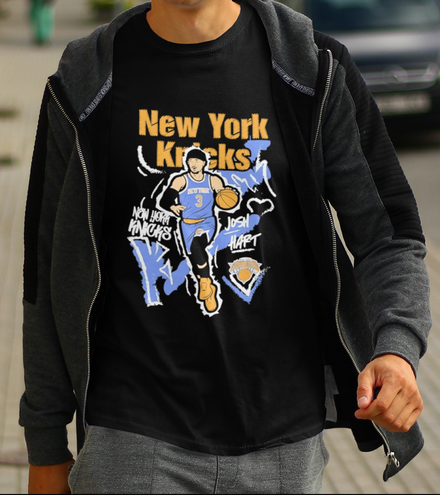New York Knicks Josh Hart 3 NBA Basketball Player T-Shirt
