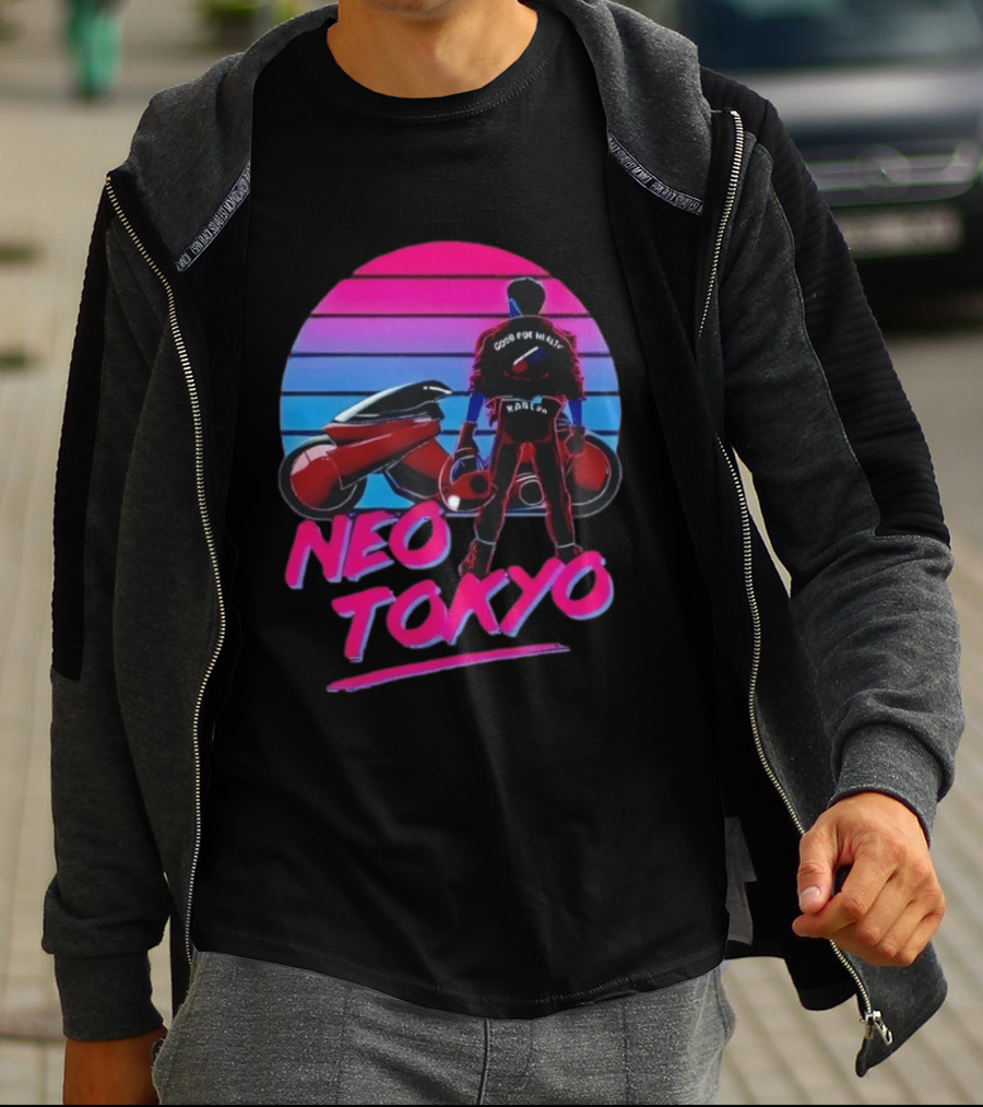 Kaneda Neo Tokyo Good For Health Bad For Education T-Shirt
