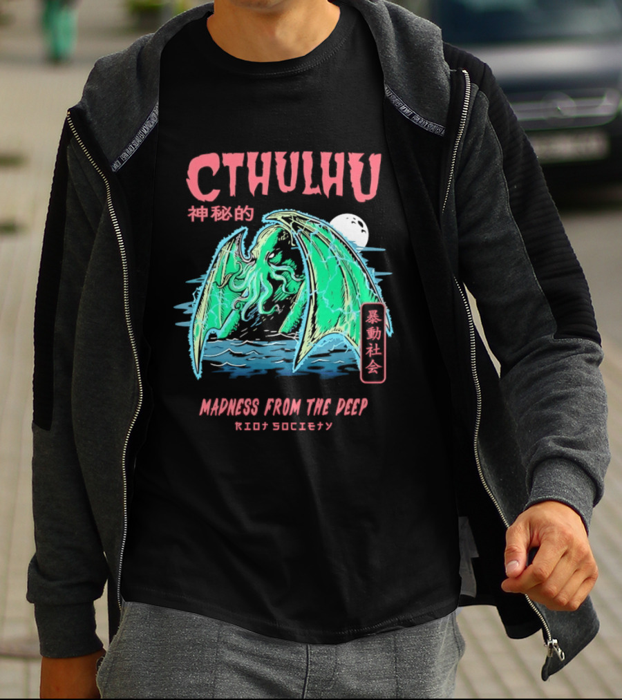Cthulhu Madness From The Deep Riot Society T-Shirt