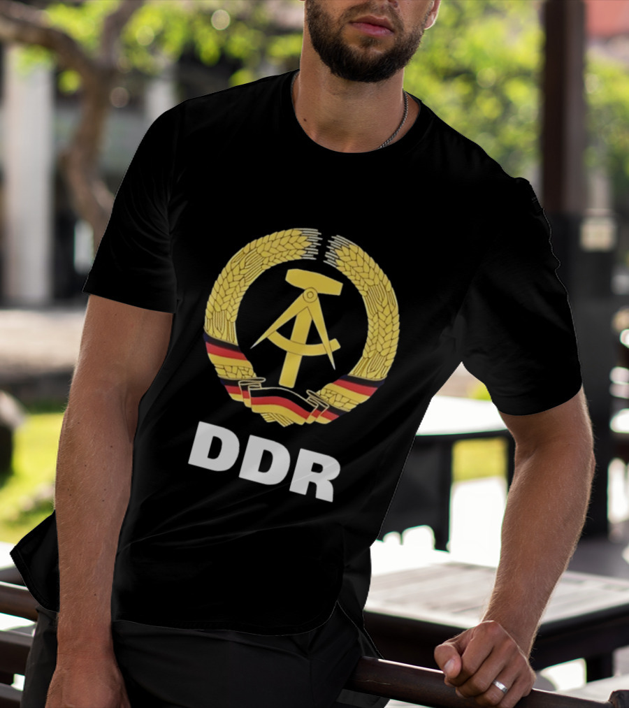 DDR German Democratic Republic Emblem East Germany T-Shirt