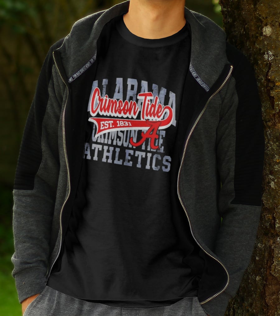 Alabama Crimson Tide Athletics Est 1831 Distressed T-Shirt