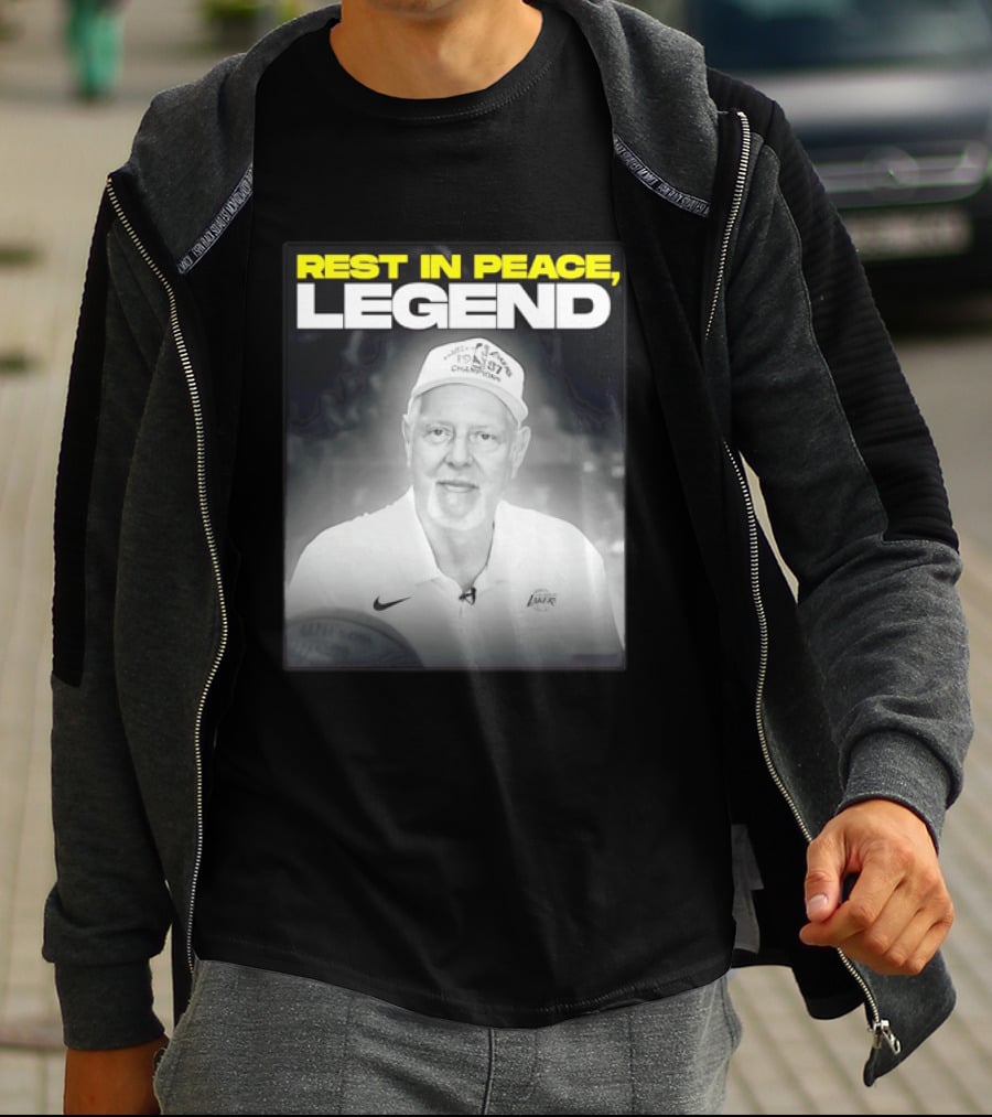 Rest In Peace Legend 1959 Champions Voice Of The Los Angeles Lakers T-Shirt