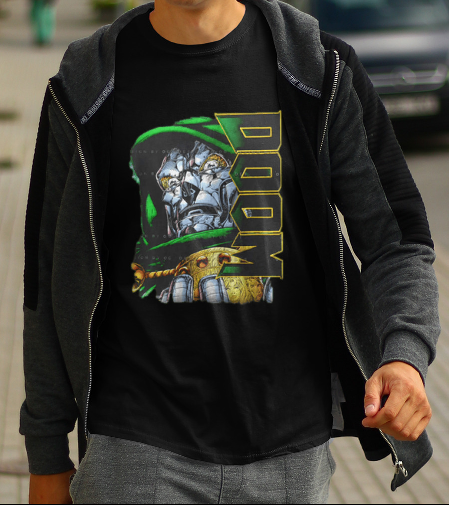 Doctor Doom Marvel Comics DOOM Villain 2 Sided T-Shirt