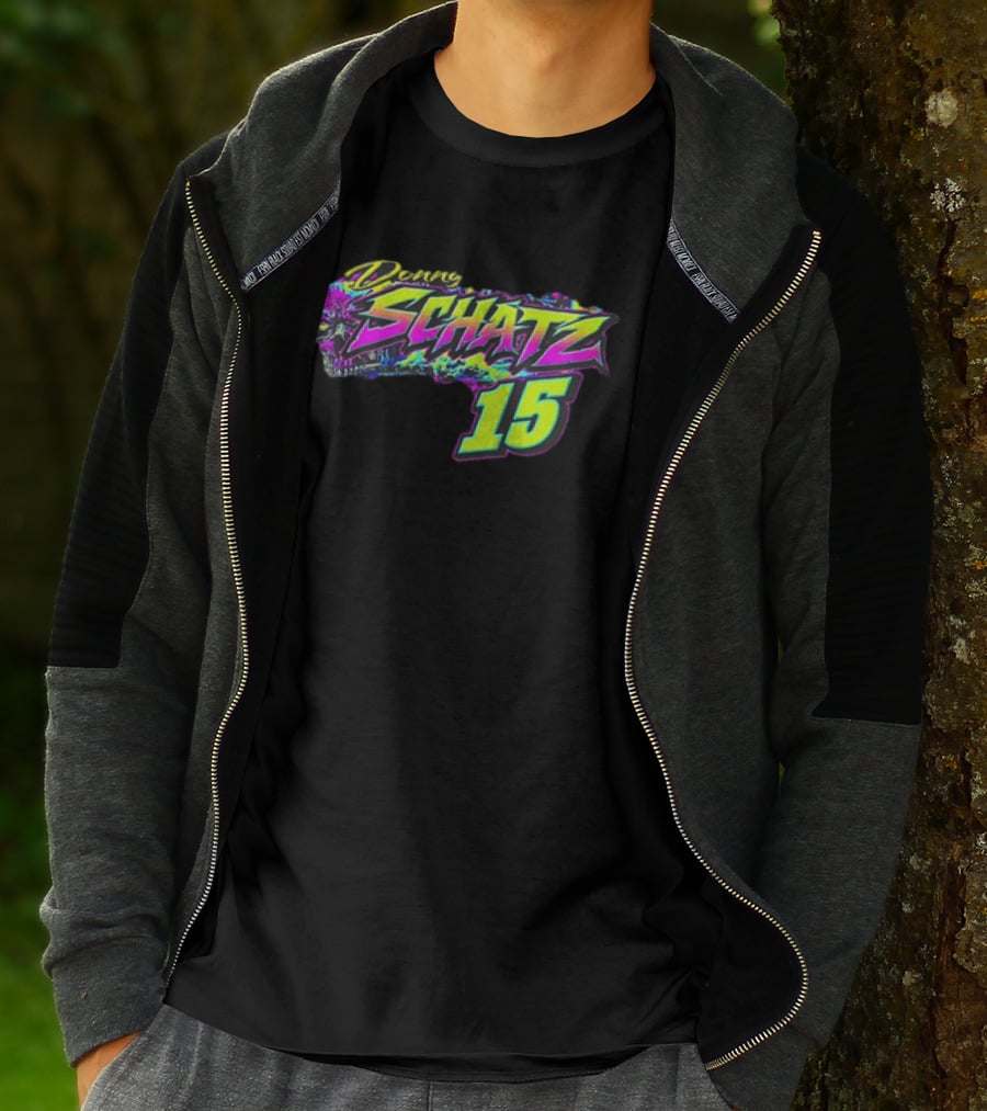 Donny Schatz 15 Vibrant Racing Skull World Of Outlaws Sprint Cars T-Shirt