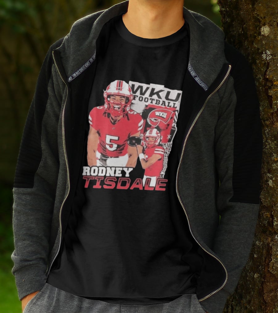 Rodney Tisdale WKU Football Western Kentucky Hilltoppers T-Shirt