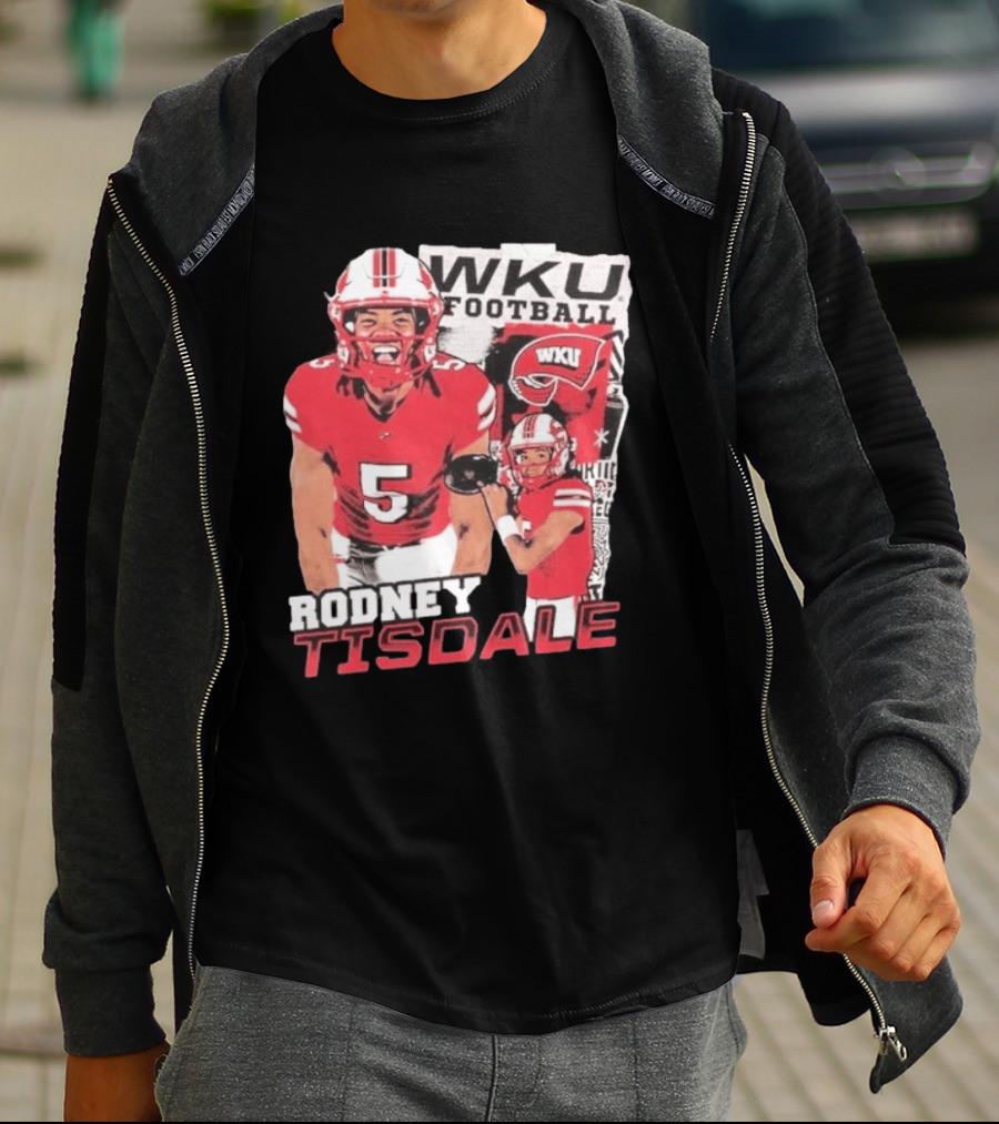 Rodney Tisdale WKU Football Western Kentucky Hilltoppers T-Shirt