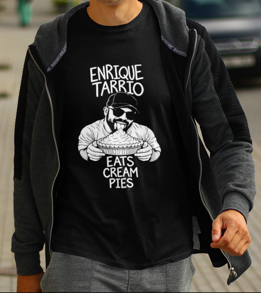 Enrique Tarrio Eats Cream Pies Satire T-Shirt