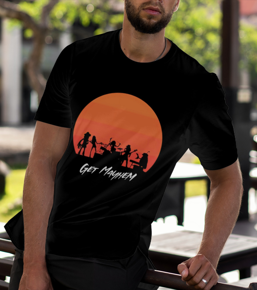 Get Mayhem Band Sunset Concert T-Shirt