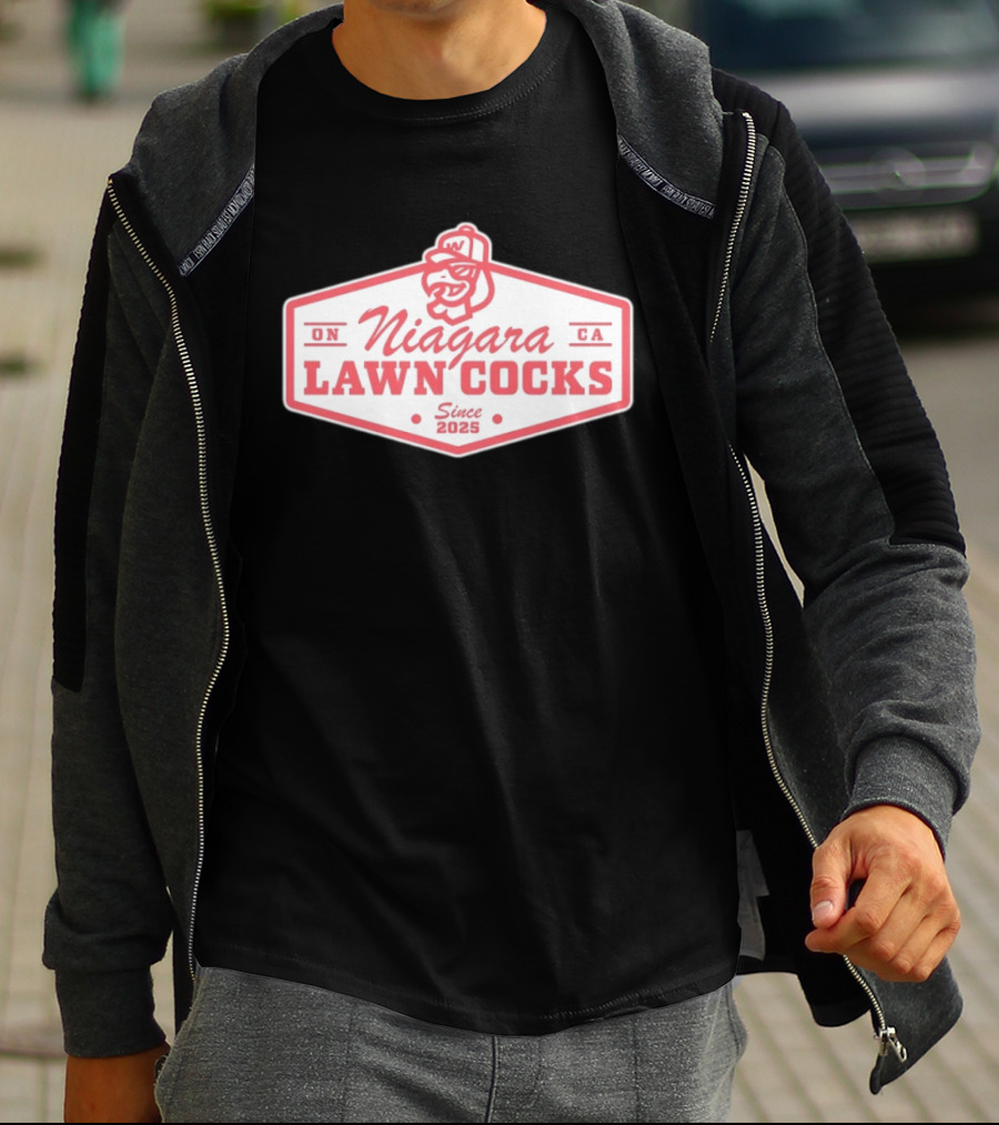 ON Niagara Lawn Cocks CA Since 2025 Rooster T-Shirt