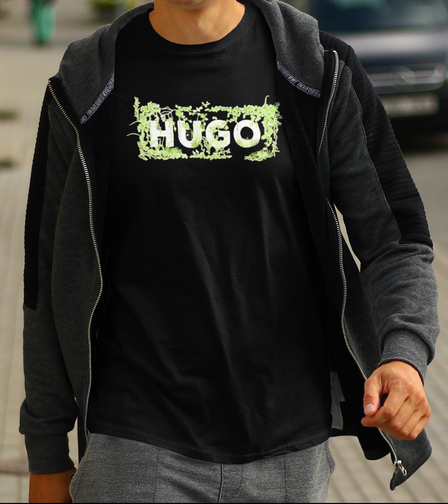 Hugo Botanical Floral Nature Greenery Leafy Vines T-Shirt