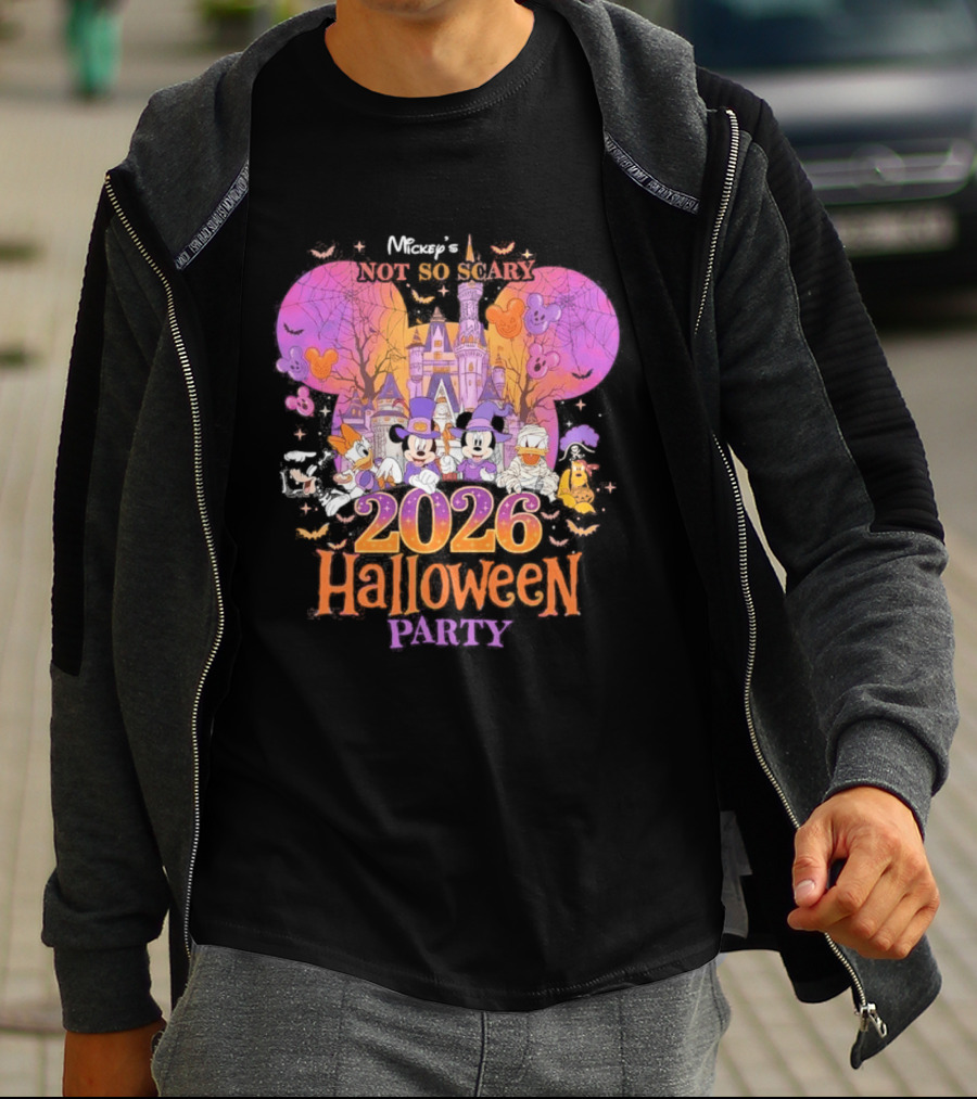 Mickey's Not So Scary 2026 Halloween Party T-Shirt
