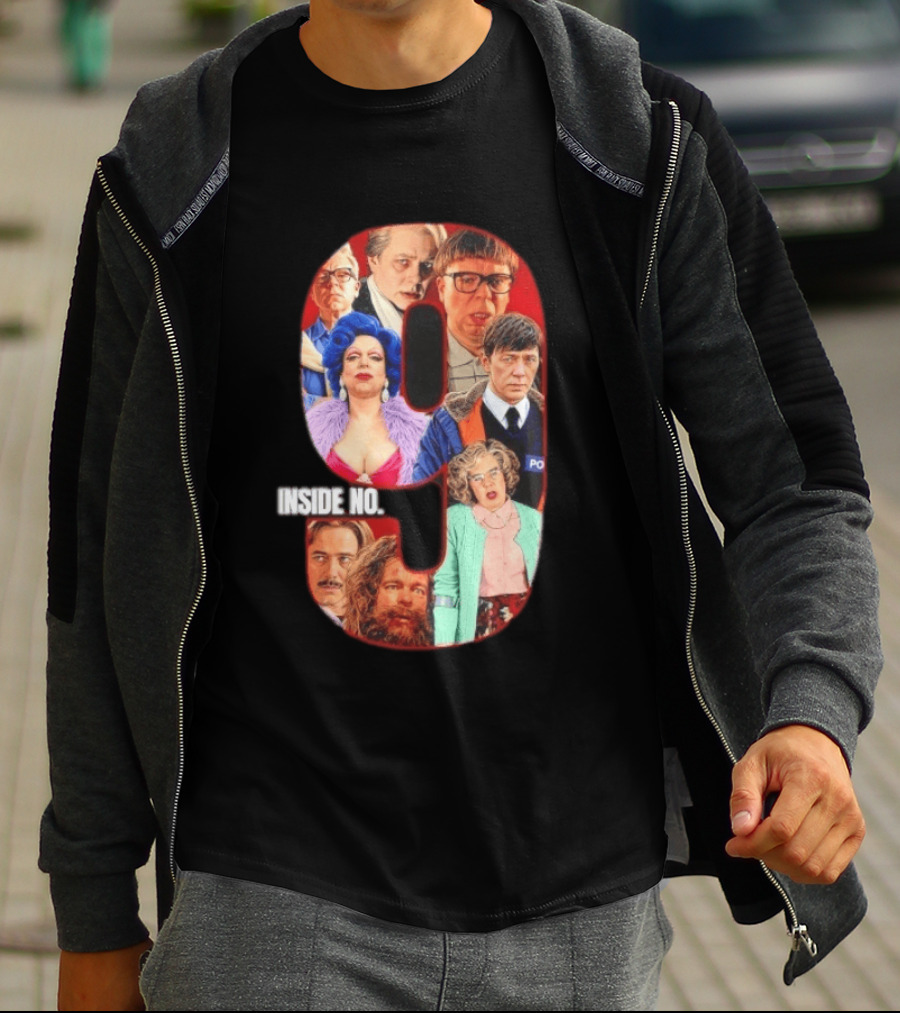 Inside No 9 TV Series Collage Reece Shearsmith Character Compilation T-Shirt