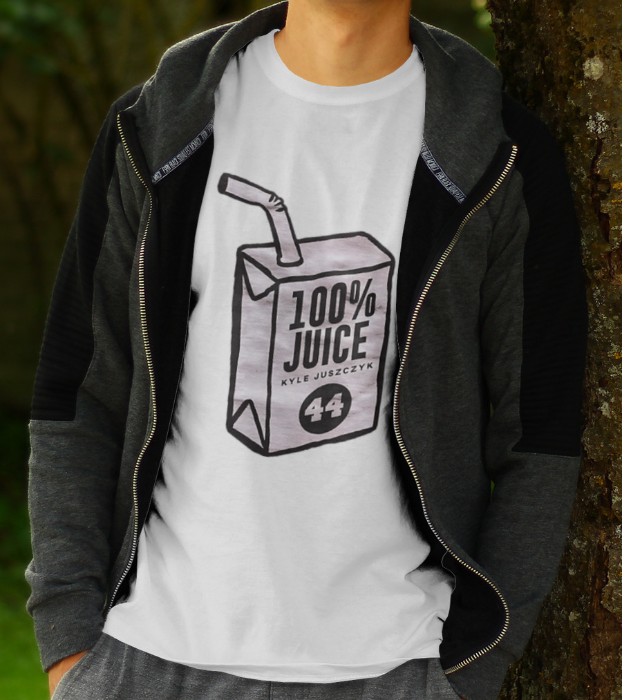 Kyle Juszczyk 100 Percent Juice 44 San Francisco 49ers Carton T-Shirt