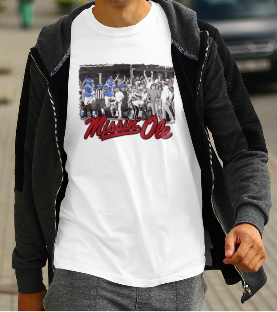 Lane Kiffin Missin Ole Ole Miss Rebels NCAA Football T-Shirt