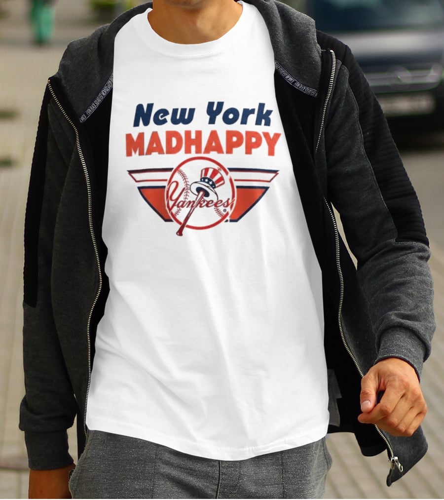 Madhappy New York Yankees 2026 Collaboration With Iconic Baseball T-Shirt