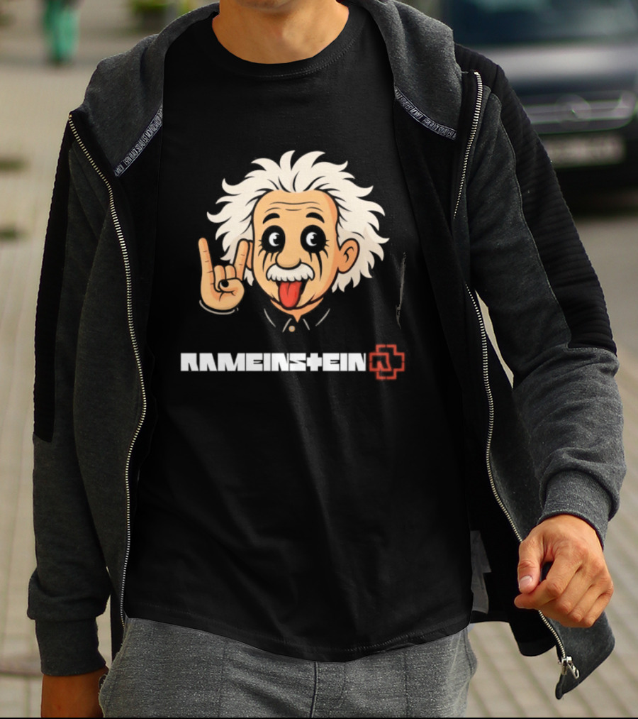 Rammstein Einstein Rock Metal Mashup Iconic Fusion T-Shirt