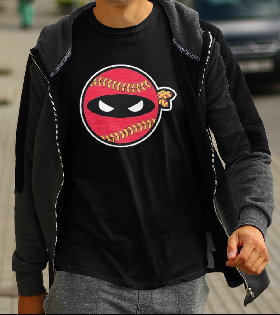 Atlanta Braves Baseball Ninja Face Mask Stitching T-Shirt