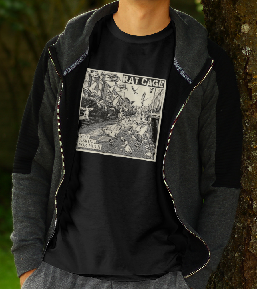 Rat Cage Not Asking For Much Pigeon Alley Scene T-Shirt