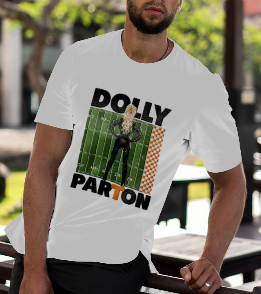 Dolly Parton Tennessee Volunteers Football Field T-Shirt