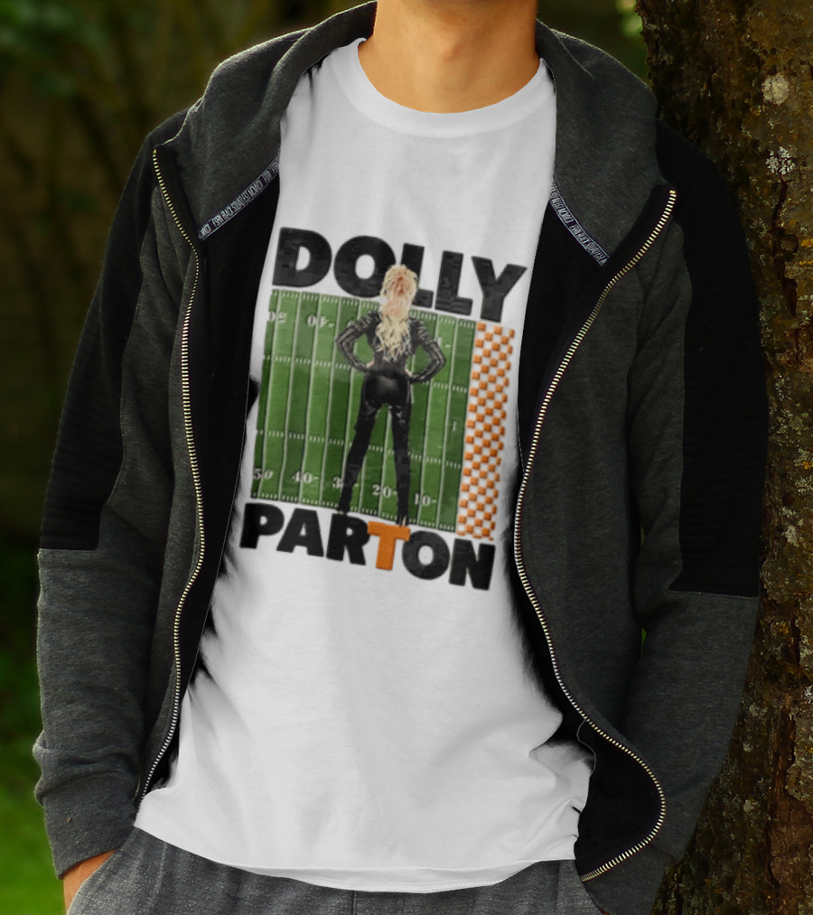 Dolly Parton Tennessee Volunteers Football Field T-Shirt