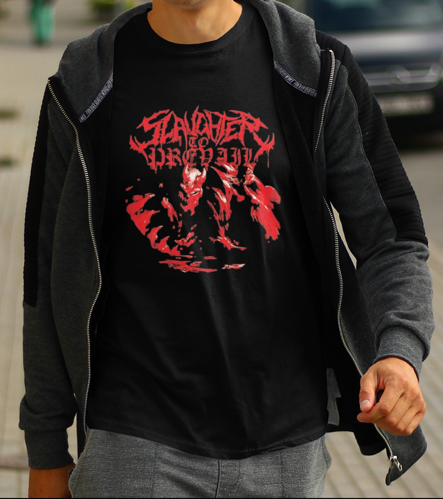 Slaughter To Prevail Demon Deathcore Metal Band Red Inferno T-Shirt