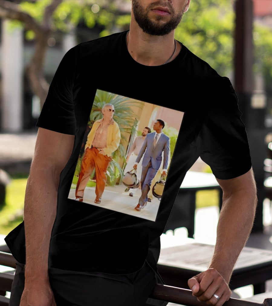 Snowfall TV Series Characters Franklin Saint Teddy McDonald Fashion Outfits T-Shirt