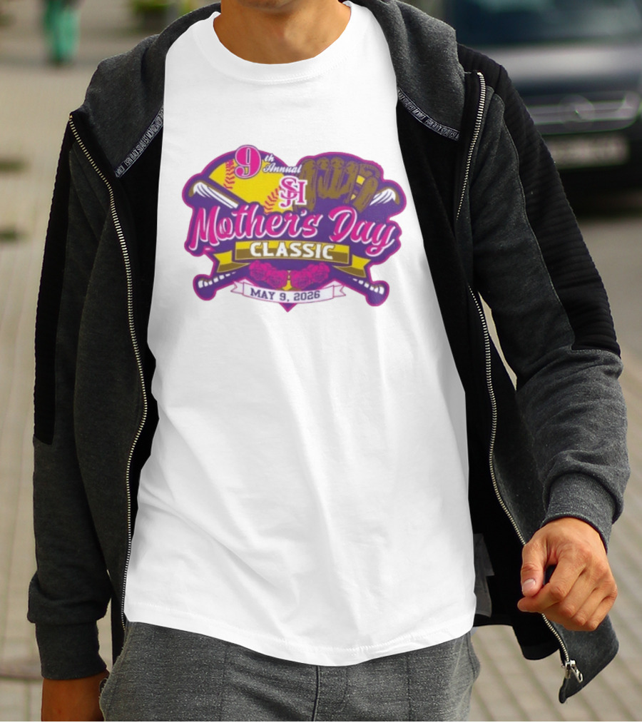 9th Annual SJ Heat Softball Mother's Day Classic May 9 2026 T-Shirt