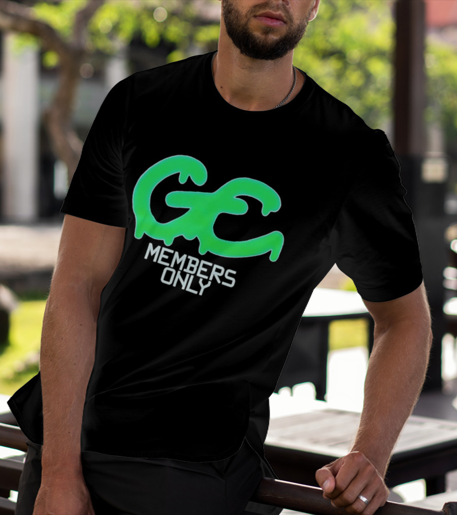 GC Members Only Slime Green Dripping T-Shirt