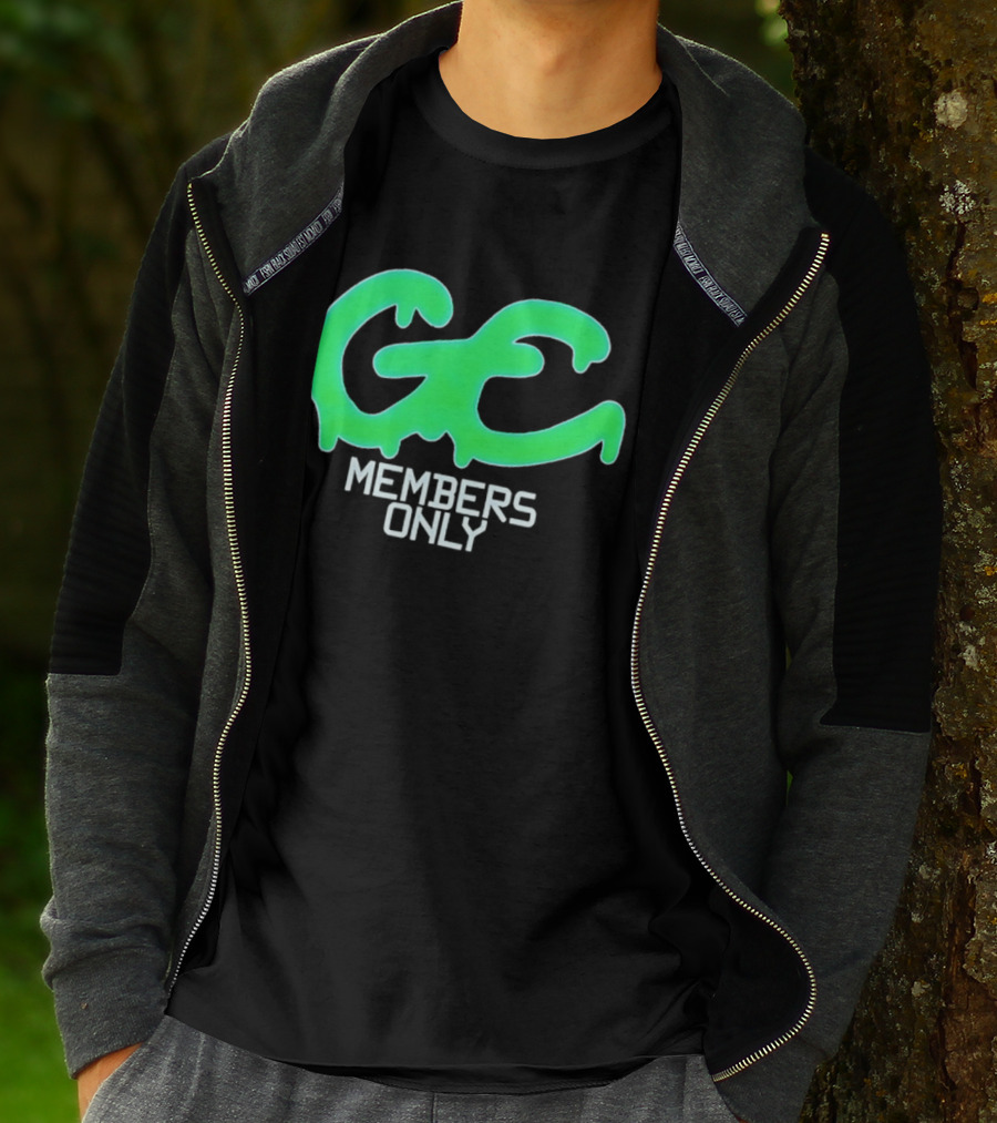 GC Members Only Slime Green Dripping T-Shirt