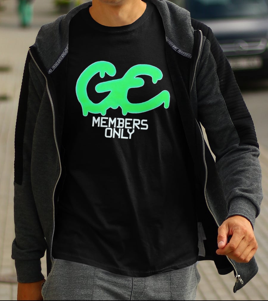 GC Members Only Slime Green Dripping T-Shirt