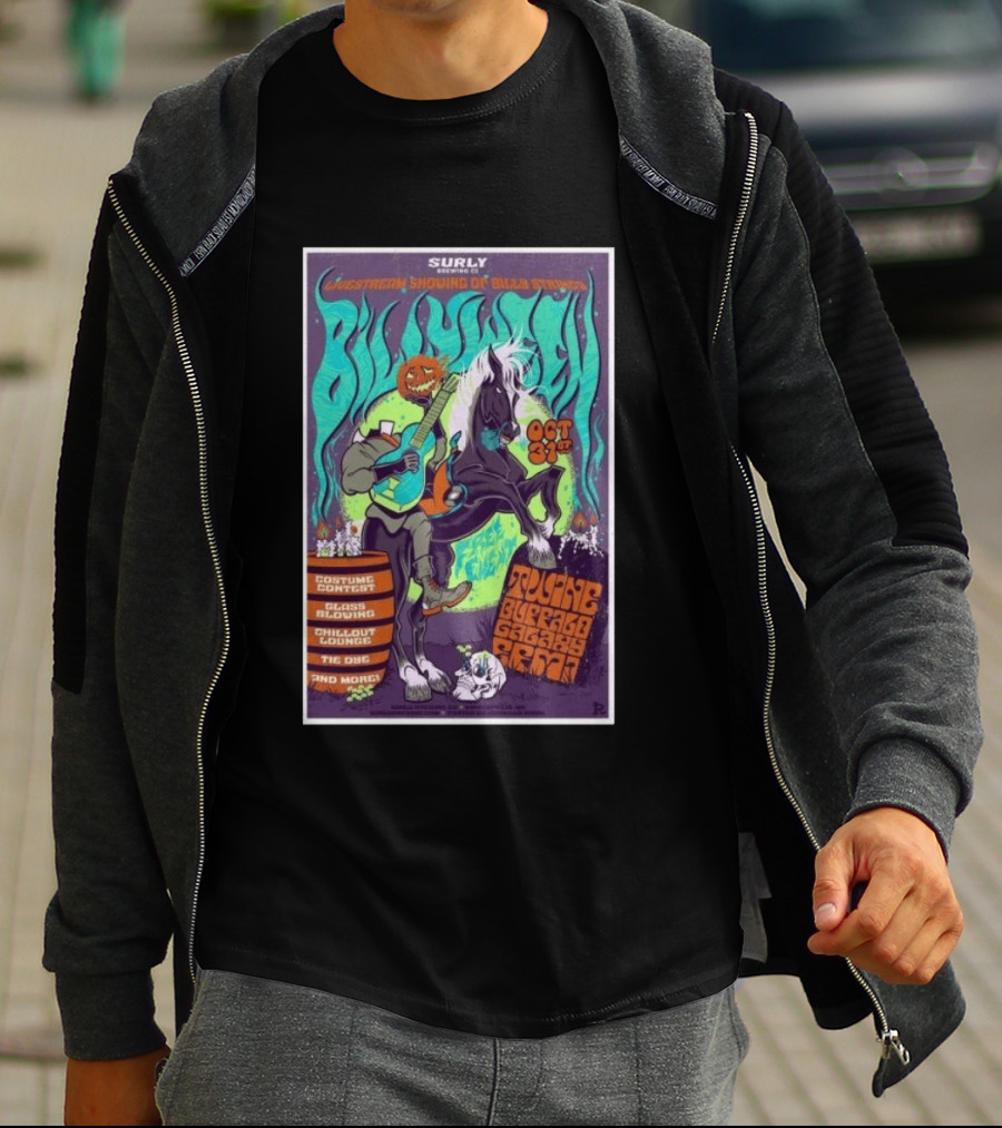Surly Brewing Co Livestream Billy Strings Halloween Event 10.31.2026 Toucan Buffalo Galaxy Barn T-Shirt